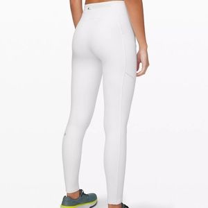 NWT lululemon Speed Up Tight 28" white sz 14